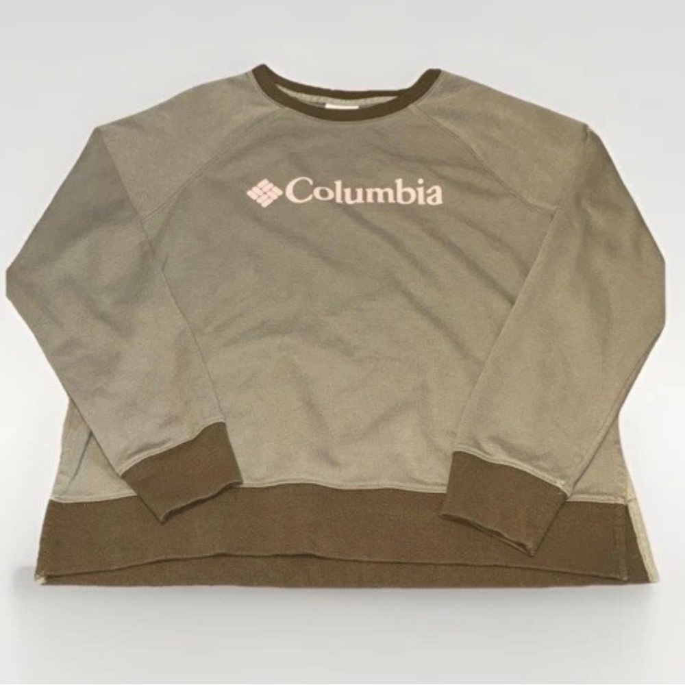 Columbia Olive Green Crewneck Sweatshirt – Size Medium